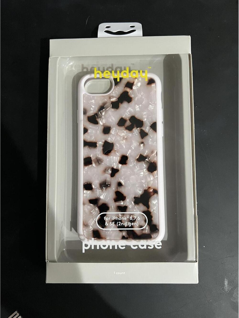 New heyday™ Apple iPhone SE (3rd/2nd generation)/8/7 Case, Light Tort
